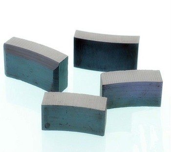 Qualität  6Fe2O3 Ferrite Bar Magnets Charcoal Gray For Textile Machine Motor Fabrik