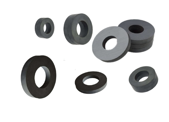 Kundengebundenes ISO9001 Ferrit Ring Magnet Black NdFeB Ring Magnet Rustproof