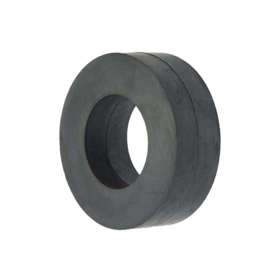 Kundengebundene Hochleistung Holzkohlen-Gray Ring Ferrite Magnet ISO TS16949